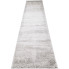 Jednokolorowy szary chodnik dywanowy Ular