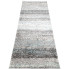 Nowoczesny szary chodnik dywanowy shaggy Isco