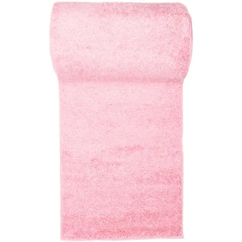 Różowy chodnik shaggy jednokolorowy Ular