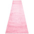 Różowy jednokolorowy chodnik włochacz Ular
