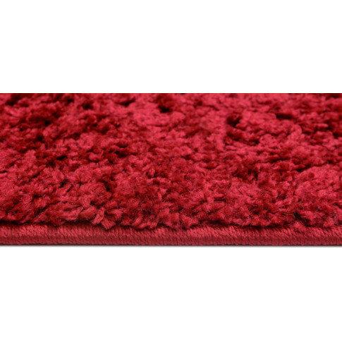 Czerwony chodnik dywanowy na metry shaggy Ular