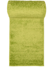 Zielony chodnik dywanowy shaggy na metry - Ular
