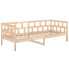 naturalne drewniane łóżko leżanka Sonja