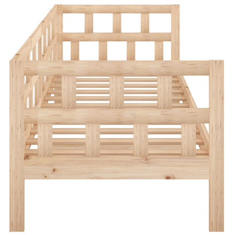 rama naturalnego drewnianego łóżka Sonja
