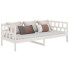 Białe drewniane łóżko dzienne 80x200 - Sonja 3X