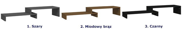 Kolory podstawki pod monitor Imes