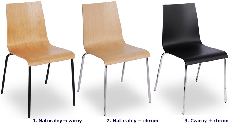 Kolory krzesła konferencyjnego Gixo 3X