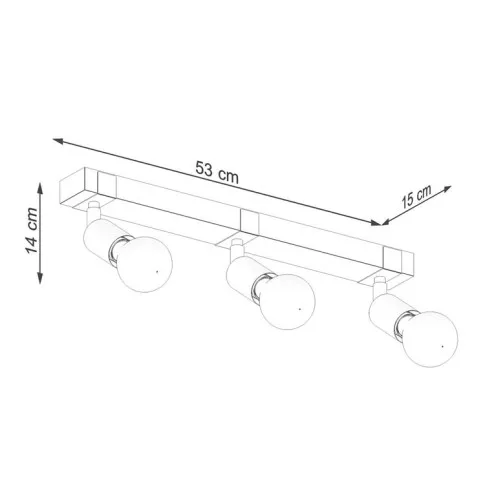 Wymiary plafonu A390 Vobs