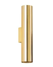 Złoty kinkiet w kształcie tuby - A418-Lagor w sklepie Edinos.pl