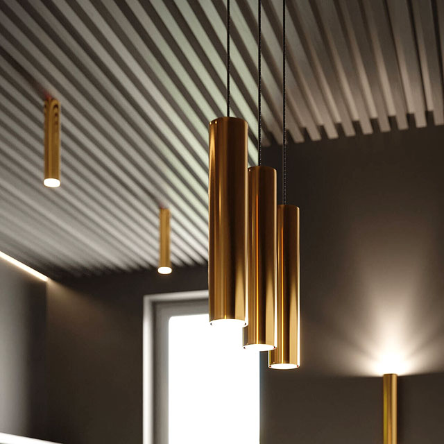 Złota lampa tuba nad wyspę J769-Bambi