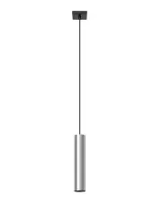 Chromowana lampa wisząca tuba - A414-Lagor