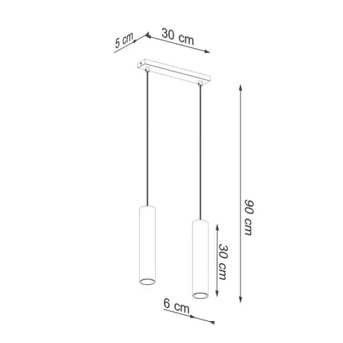 Wymiary lampy A415-Lagor