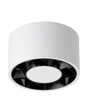Biały okrągły spot sufitowy LED - A419-Vrex w sklepie Edinos.pl