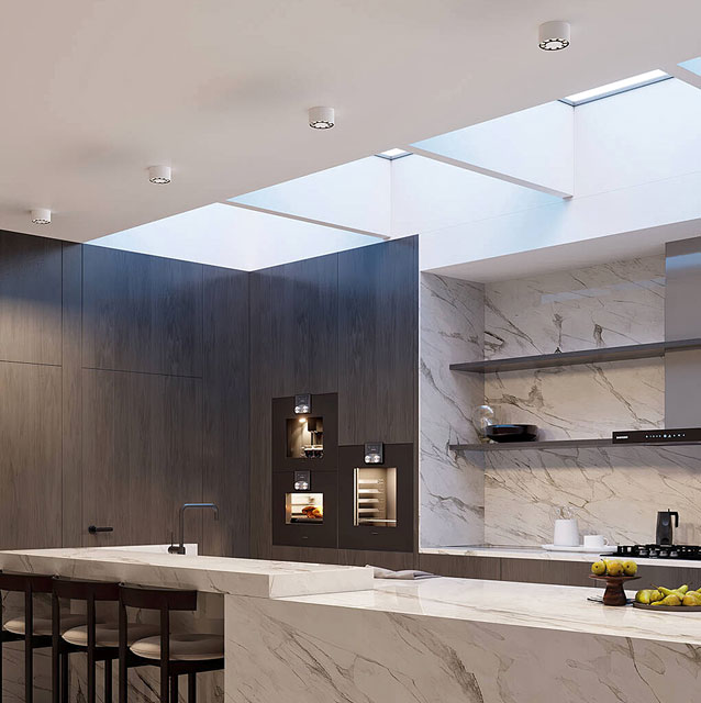 Biały minimalistyczny spot sufitowy A419-Pavla