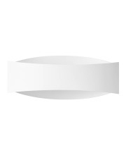 Biały minimalistyczny kinkiet ścienny - A413-Firi w sklepie Edinos.pl