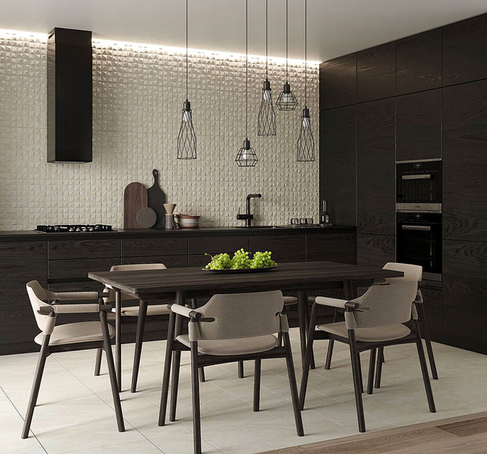 Czarna lampa wisząca z 4 drucianymi kloszami A422-Bogoti