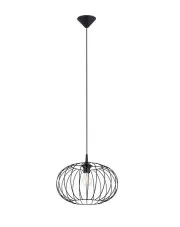 Czarna loftowa lampa wisząca druciana - A424-Zava w sklepie Edinos.pl