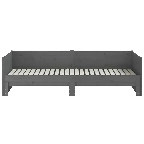 Szara drewniana rozkładana sofa Randy 3X