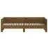Brązowa drewniana rozkładana sofa Randy 4X