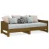 Brązowe sosnowe rozkładane łóżko sofa Randy 4X