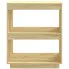 Sosnowy drewniany regał niski Wajos 10X