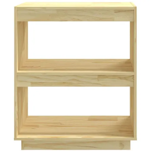 Sosnowy drewniany regał niski Wajos 10X