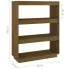 Wymiary drewnianego regału skandynawskiego Wajos 11X miodowy brąz