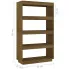 Wymiary drewnianego regału miodowy brąz Wajos 12X