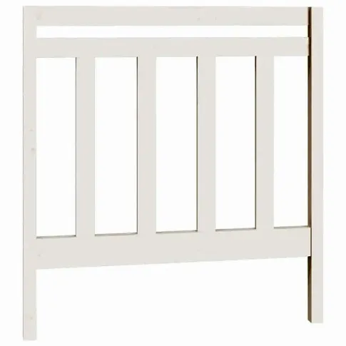 zagłówek białego sosnowego łóżka Mindy