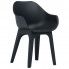 Fotografia vidaXL 3-częściowy zestaw mebli bistro, plastik, antracytowy z kategorii Stoły, krzesła, ławki
