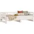 Białe sosnowe łóżko rozsuwane 2x(90x200) cm - Givefi 4X