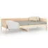 drewniane naturalne łóżko dzienne Barry