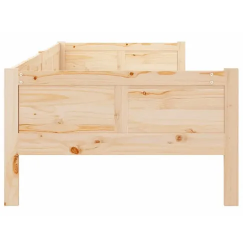 naturalne sosnowe łóżko dzienne Barry