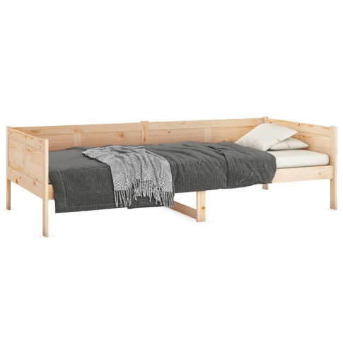 naturalne sosnowe łóżko leżanka Barry