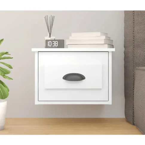 Biała szafka ścienna Ezela