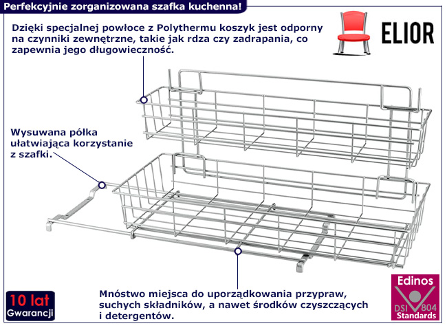 Wysuwany kosz typu cargo Ulgrin