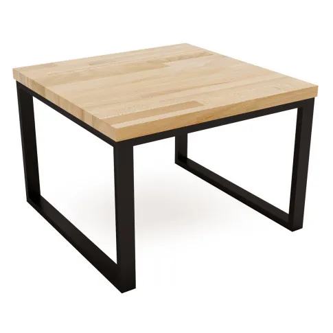 Stolik kawowy loft czarny stelaż Avorro 3X