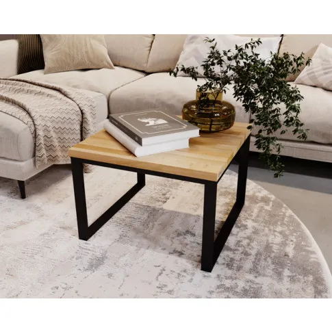 Wizualizacja stolika kawowego Avorro 3X czarny stelaż