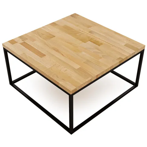 Loftowy stolik kawowy czarny stelaż Avorro 4X