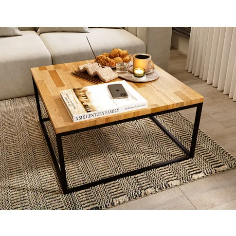 Wizualizacja stolika Avorro 4X czarny stelaż