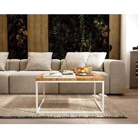 Prezentacja stolika do salonu Avorro 4X biały stelaż