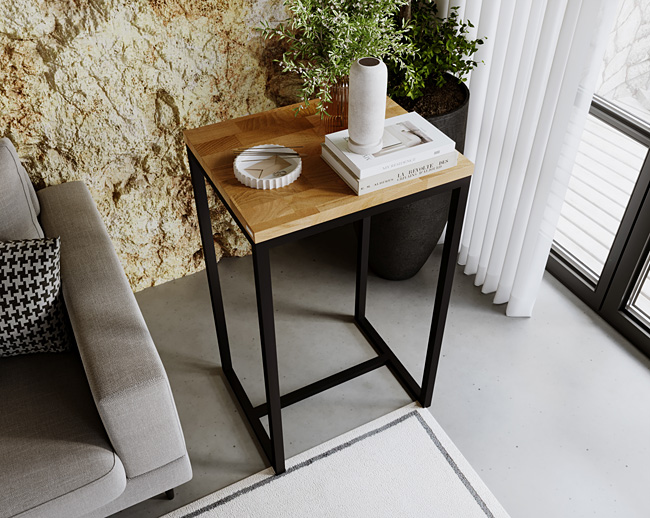 Wizualizacja stołu barowego loft Delto 5X