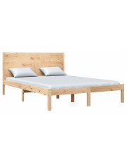 Łóżko z naturalnego drewna sosny 120x200 - Gunar 4X w sklepie Edinos.pl