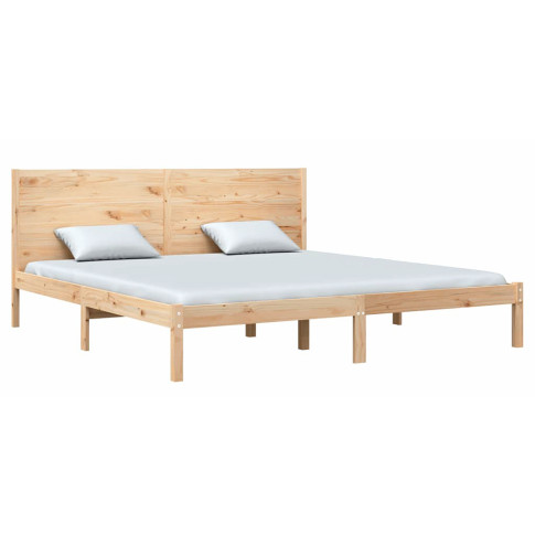 Naturalne drewniane łóżko 200x200 Gunar 6X