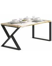 Industrialny drewniany stół 170x70 - Samson w sklepie Edinos.pl