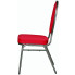 Czerwone krzesło bankietowe sztaplowane Pogos 3X