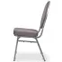 Szare eleganckie krzesło bankietowe sztaplowane Pogos 4x
