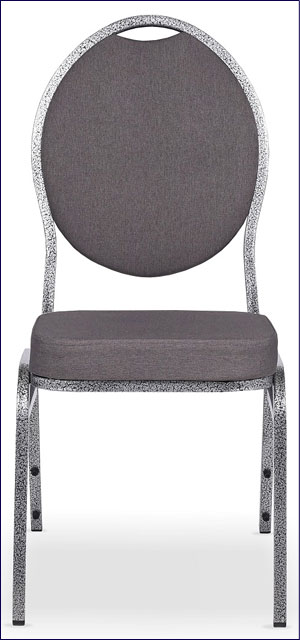 Szare sztaplowane krzesło Pogos 4X