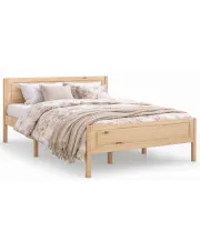 Drewniane łóżko z naturalnej sosny 120x200 - Tangle 4X w sklepie Edinos.pl