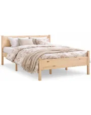 Drewniane łóżko z naturalnej sosny 120x200 - Tangle 4X w sklepie Edinos.pl
